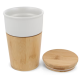Gobelet 300ml promotionnelle bambou céramique Vienne Gobelet 300ml promotionnelle bambou céramique Vienne