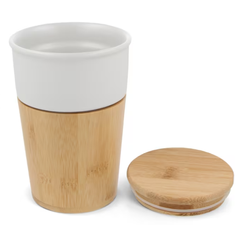 Gobelet 300ml promotionnelle bambou céramique Vienne
