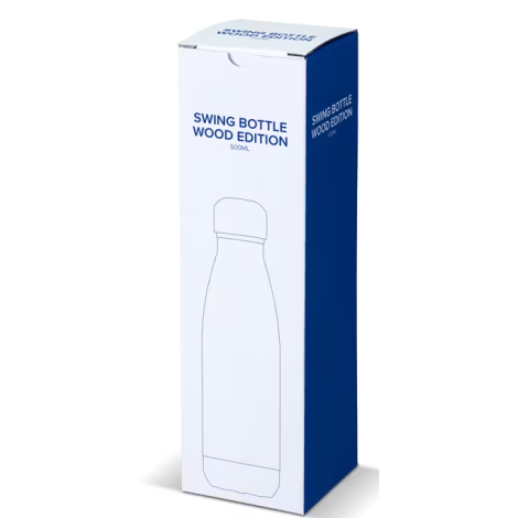Bouteille publicitaire isotherme 500 ml - Swing Wood
