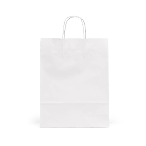 Sac personnalisé kraft anses torsadées Etna L