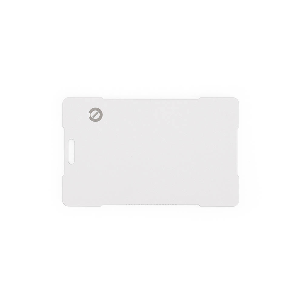 Traceur publicitaire format carte Carbon Finder Blanc