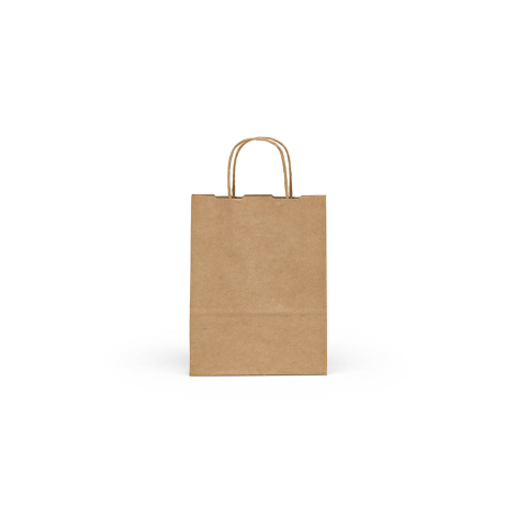 Sac kraft recyclé 3 L à personnaliser marron Vesuvio S