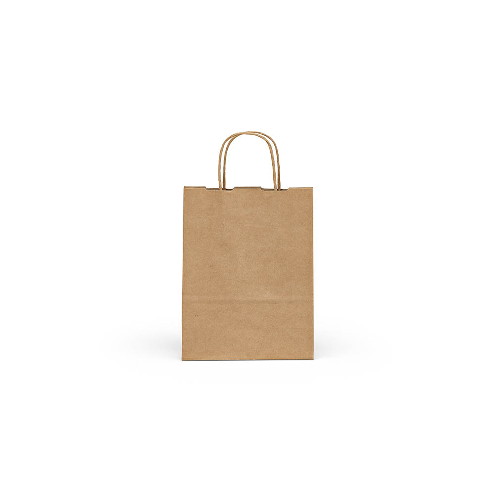 Sac kraft recyclé 3 L à personnaliser marron Vesuvio S Naturel