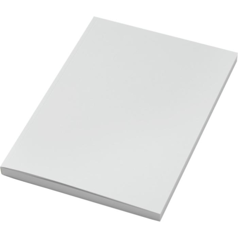 Carnet A5 à couverture souple présenté fermé avec une couverture avant unie, sans marquage visible sur la face avant.