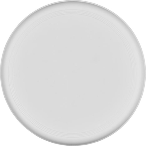 Frisbee pour chien présenté en vue complète de dessus, sans personnalisation visible sur le disque.