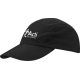Casquette en nylon noire présentée de trois quarts, avec une personnalisation visible au centre du panneau avant. Casquette en nylon noire présentée de trois quarts, avec une personnalisation visible au centre du panneau avant.