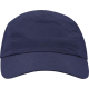 Casquette en nylon bleu marine présentée de face, sans personnalisation visible sur le panneau avant. Casquette en nylon bleu marine présentée de face, sans personnalisation visible sur le panneau avant.