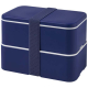 Boîte repas promotionnelle double étage 2 x 700 ml Miyo Pop Boîte repas promotionnelle double étage 2 x 700 ml Miyo Pop