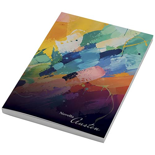 Carnet A5 personnalisé 100 feuilles Novella Austen Blanc