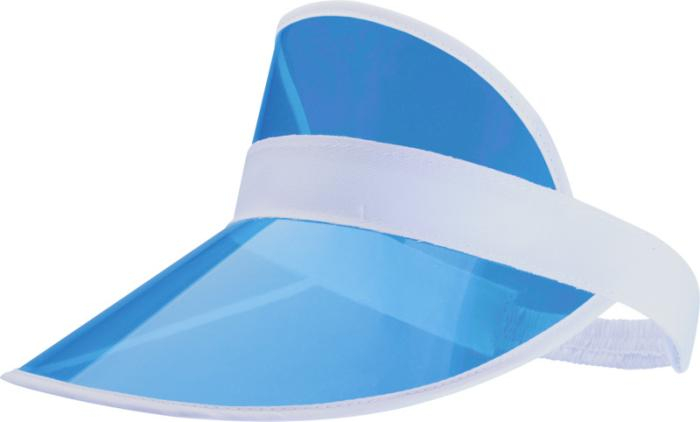 Visière à personnaliser transparente Bright Bleu