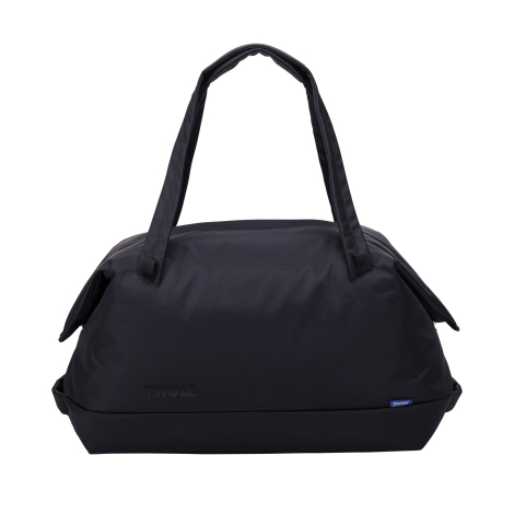 Sac de voyage vu de face avec doubles poignées et fermeture zippée, sans personnalisation visible sur la face avant.