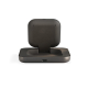 Vue arrière du chargeur magnétique de table de nuit montrant le support, le socle et le port USB-C, présentée sans personnalisat Vue arrière du chargeur magnétique de table de nuit montrant le support, le socle et le port USB-C, présentée sans personnalisat