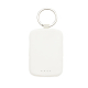 Vue de face d’un porte-clés powerbank blanc, sans personnalisation visible sur la face avant. Vue de face d’un porte-clés powerbank blanc, sans personnalisation visible sur la face avant.