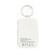 Vue arrière d’un porte-clés powerbank blanc avec marquages réglementaires visibles, sans personnalisation apparente. Vue arrière d’un porte-clés powerbank blanc avec marquages réglementaires visibles, sans personnalisation apparente.