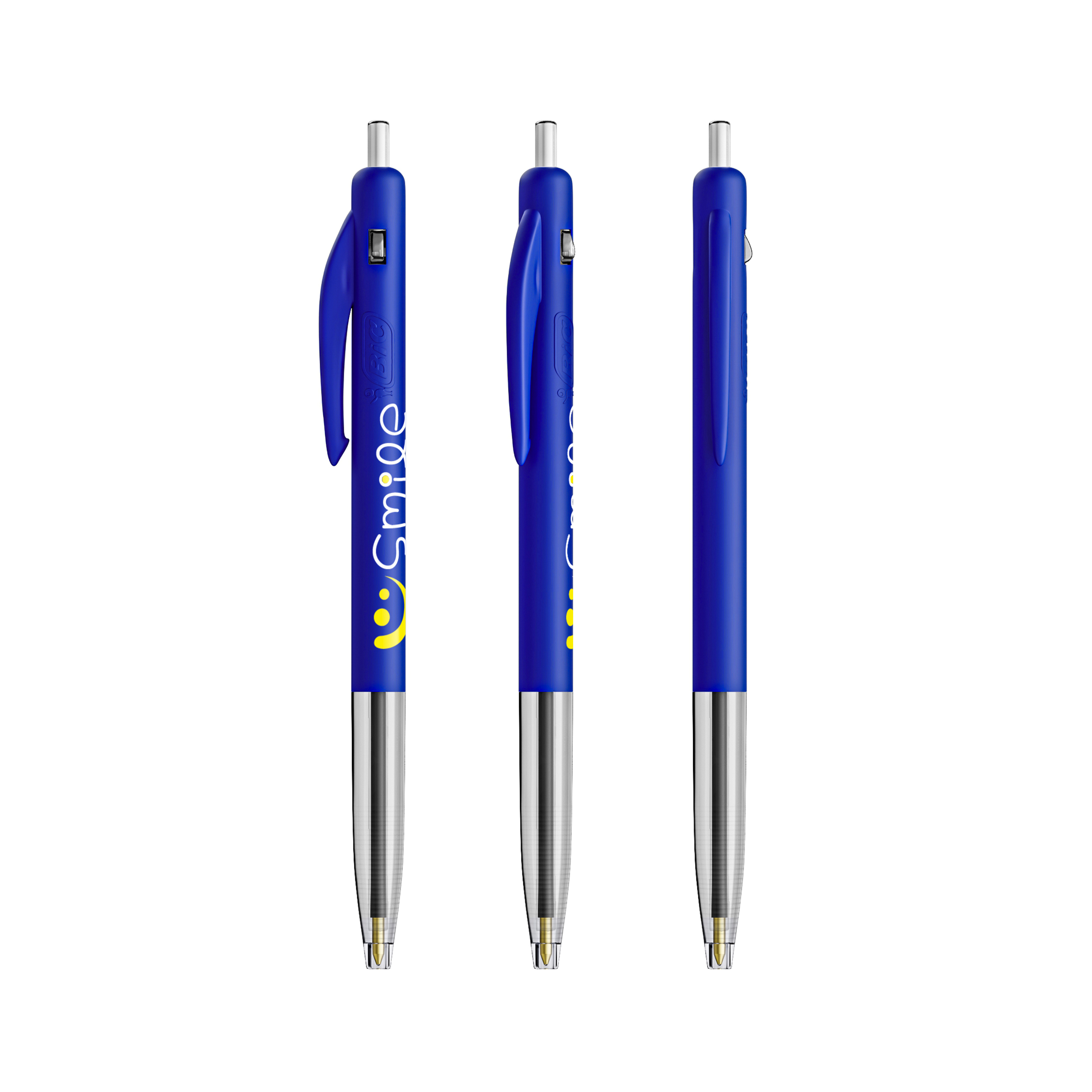 Stylo rétractable BIC® personnalisé M10® Clic Bleu