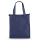 Face arrière du sac isotherme bleu marine en PET recyclé, sans personnalisation visible.
