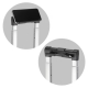 Support pour smartphone intégré à la poignée télescopique de la valise cabine. Support pour smartphone intégré à la poignée télescopique de la valise cabine.
