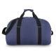 Sac de sport et de voyage présenté de dos en coloris bleu, sans personnalisation visible sur la face arrière. Sac de sport et de voyage présenté de dos en coloris bleu, sans personnalisation visible sur la face arrière.