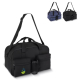 Sac de sport et de voyage avec personnalisation visible sur la poche avant gauche, accompagné d'une vignette montrant le produit Sac de sport et de voyage avec personnalisation visible sur la poche avant gauche, accompagné d'une vignette montrant le produit