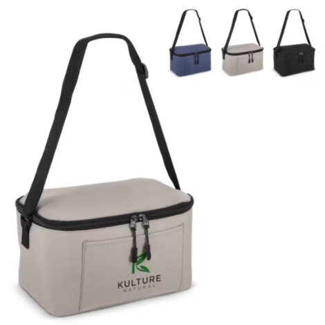 Sac isotherme personnalisé 6 canettes en R-PET