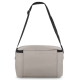Sac isotherme présenté de dos en coloris beige, sans personnalisation visible sur la face arrière.