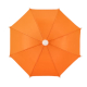 Mini-parapluie orange vu de dessus, présenté sans marquage apparent. Mini-parapluie orange vu de dessus, présenté sans marquage apparent.