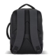 Sac à dos pour ordinateur portable présenté de dos avec bretelles rembourrées, dos en maille et sangle de maintien pour valise. Sac à dos pour ordinateur portable présenté de dos avec bretelles rembourrées, dos en maille et sangle de maintien pour valise.