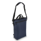 Sac à dos convertible présenté de trois quarts en coloris bleu, sans personnalisation visible sur la face avant. Sac à dos convertible présenté de trois quarts en coloris bleu, sans personnalisation visible sur la face avant.