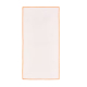 Serviette R-PET Quick Dry présentée à plat sur sa face unie.