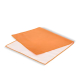Serviette R-PET Quick Dry partiellement repliée révélant la face imprimée et la face unie.