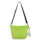 Sac à bandoulière présenté de dos en coloris vert, sans personnalisation visible sur la face arrière. Sac à bandoulière présenté de dos en coloris vert, sans personnalisation visible sur la face arrière.