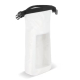 Sac étanche présenté de face en coloris blanc, sans personnalisation visible sur la face avant. Sac étanche présenté de face en coloris blanc, sans personnalisation visible sur la face avant.
