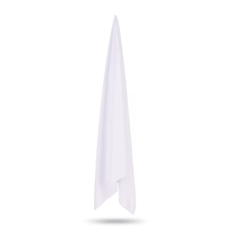 Grande serviette suspendue après utilisation.