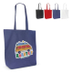 Sac en coton biologique avec personnalisation visible sur le recto, accompagné d'une vignette montrant le produit dans quatre co Sac en coton biologique avec personnalisation visible sur le recto, accompagné d'une vignette montrant le produit dans quatre co