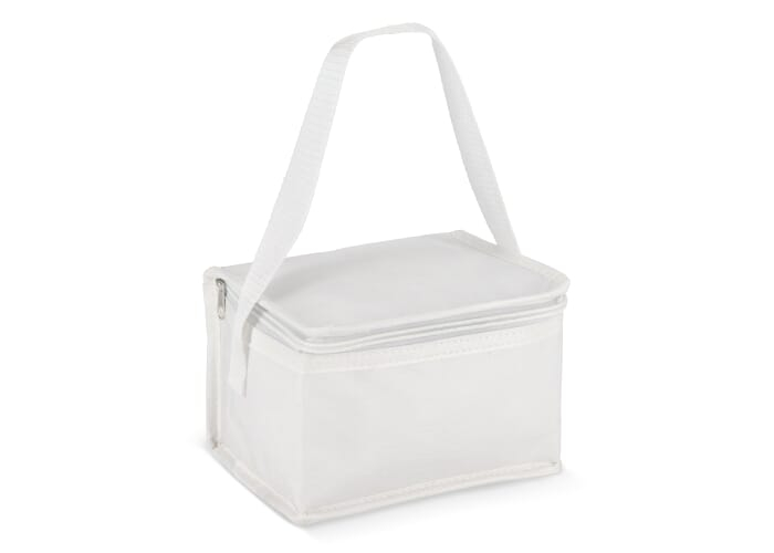 Sac isotherme intissé 6 canettes à personnaliser Blanc