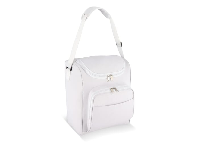 Sac isotherme personnalisable 13 L en R-PET Blanc