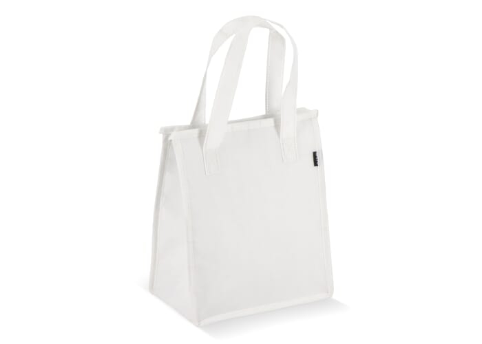 Sac isotherme promotionnel en intissé recyclé Blanc