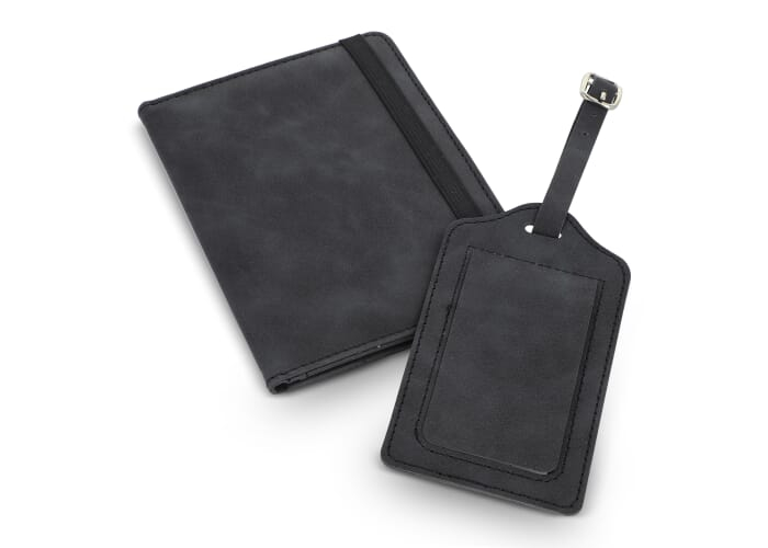 Set de voyage RFID promotionnel Saana Noir