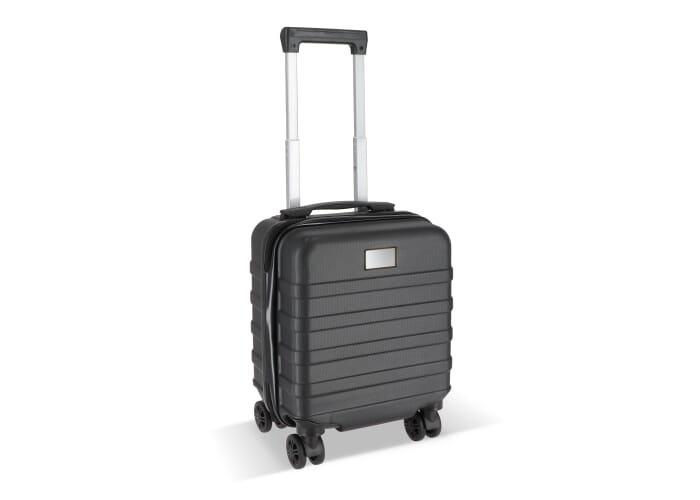 Valise cabine compacte publicitaire Noir