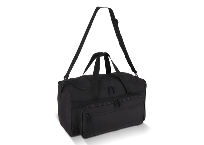 Sac de sport à personnaliser avec poche frontale Noir