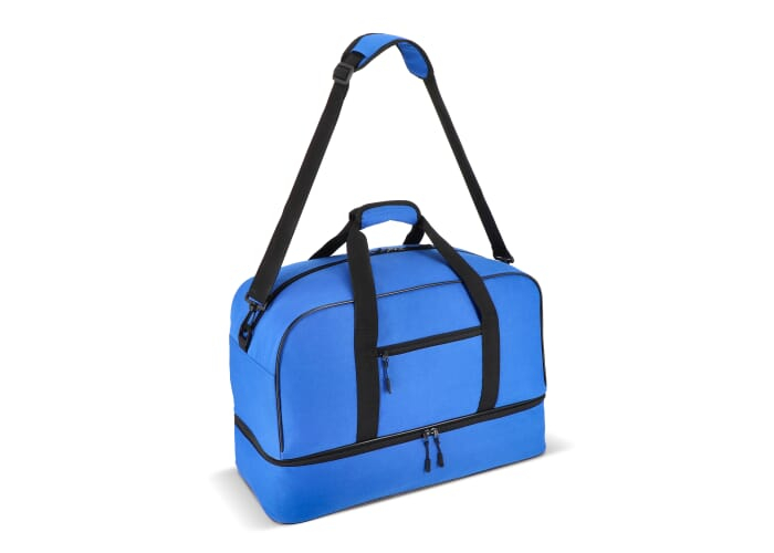 Sac de voyage publicitaire à double compartiment Bleu