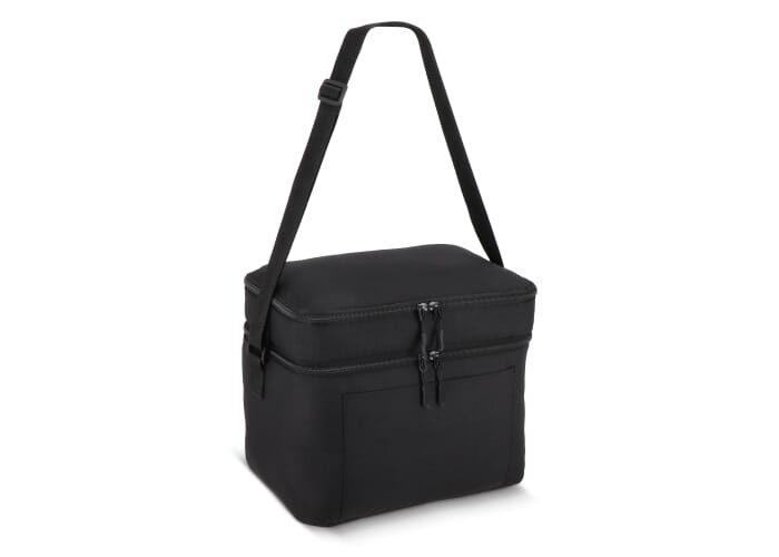 Sac isotherme 2 compartiments personnalisable en R-PET Noir