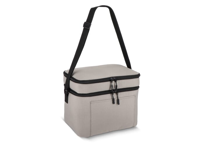 Sac isotherme 2 compartiments personnalisable en R-PET Gris