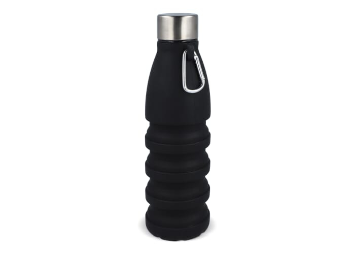 Gourde pliable 550 ml personnalisable Noir