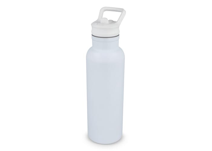 Bouteille à paille 500 ml à personnaliser Dario Blanc