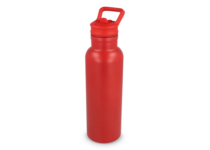 Bouteille à paille 500 ml à personnaliser Dario Rouge