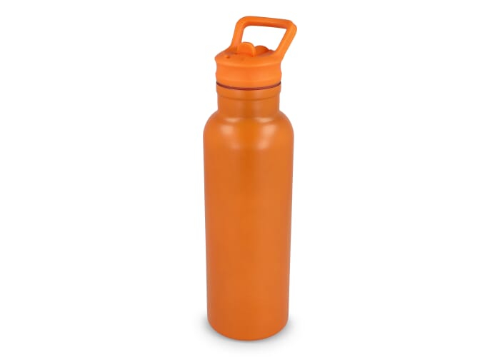 Bouteille à paille 500 ml à personnaliser Dario Orange