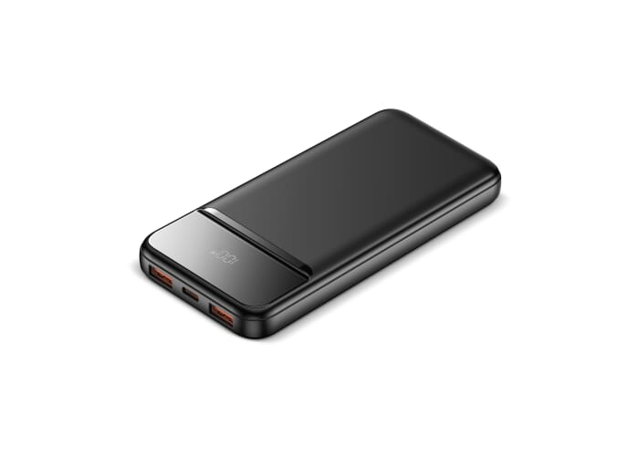 Batterie externe promotionnelle 10 000 mAh Nolu Noir