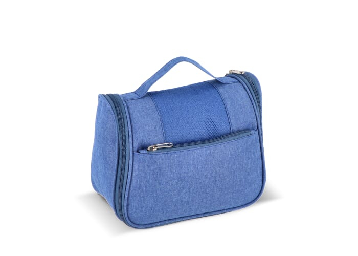Trousse de toilette publicitaire à suspendre Kora Bleu