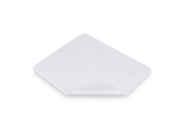 Tapis de souris microfibre publicitaire 2-en-1 Blanc